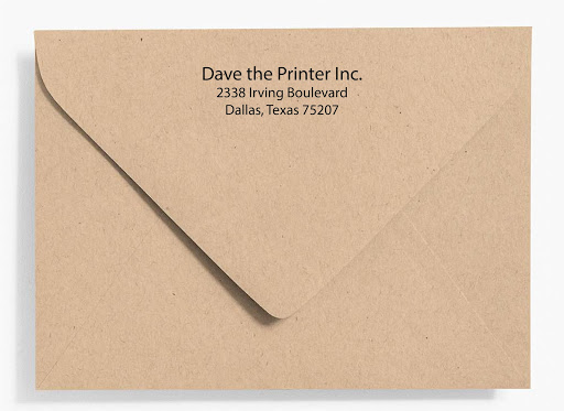 Addressed Envelope Flap