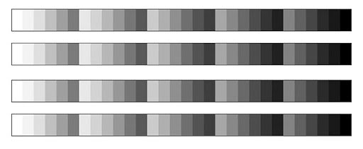 Shading Scale for Black and White Printing