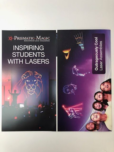 Students With Lasers Brochure by Dave the Printer