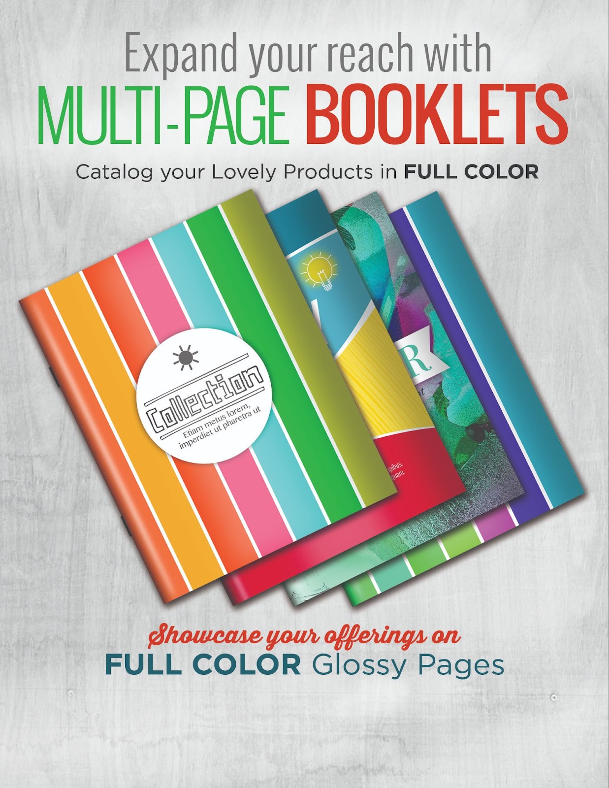 Multi-page booklets
