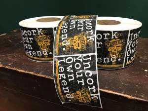 Image of Printed Labels on Rolls