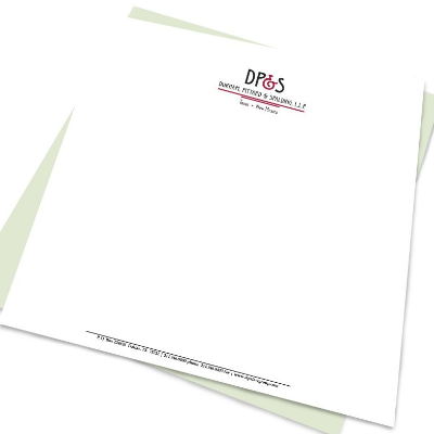 Letterhead Created by Dave the Printer Dallas